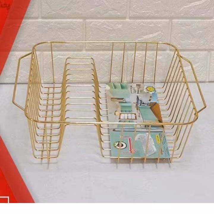 جاظرفی داخل سینک طلایی 33 در33 سانت