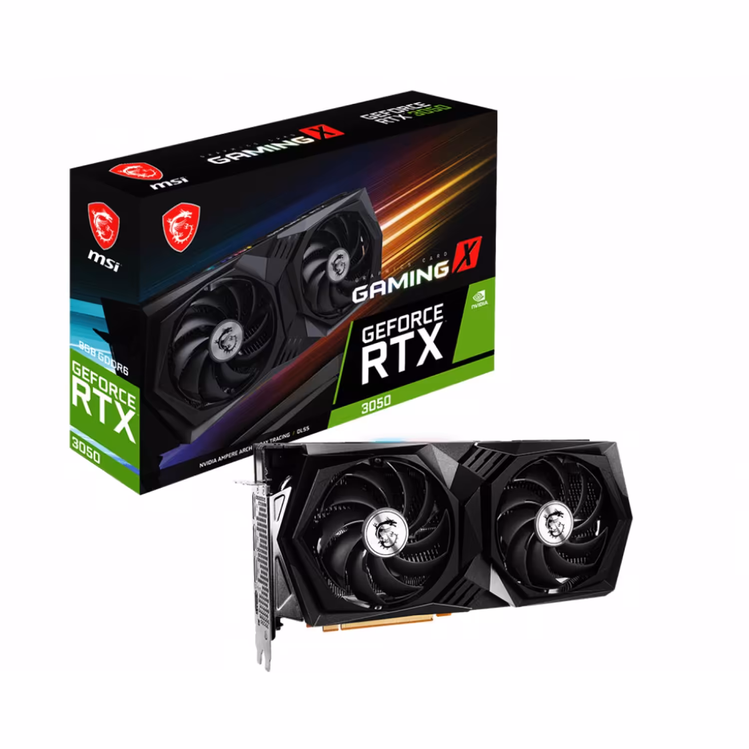 کارت گرافیک ام اس آی GeForce RTX 3050 GAMING X 8G