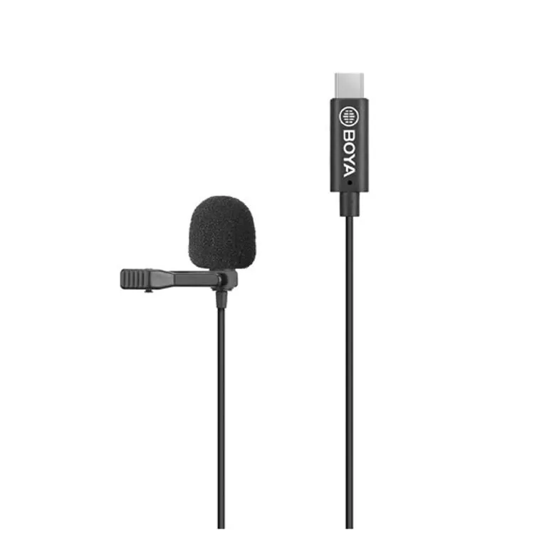 میکروفن یقه ای سیم دار بویا BOYA BY-M3 Type-C