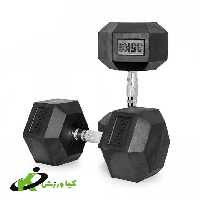 دمبل شش ضلعی دو عددی 35 کیلویی