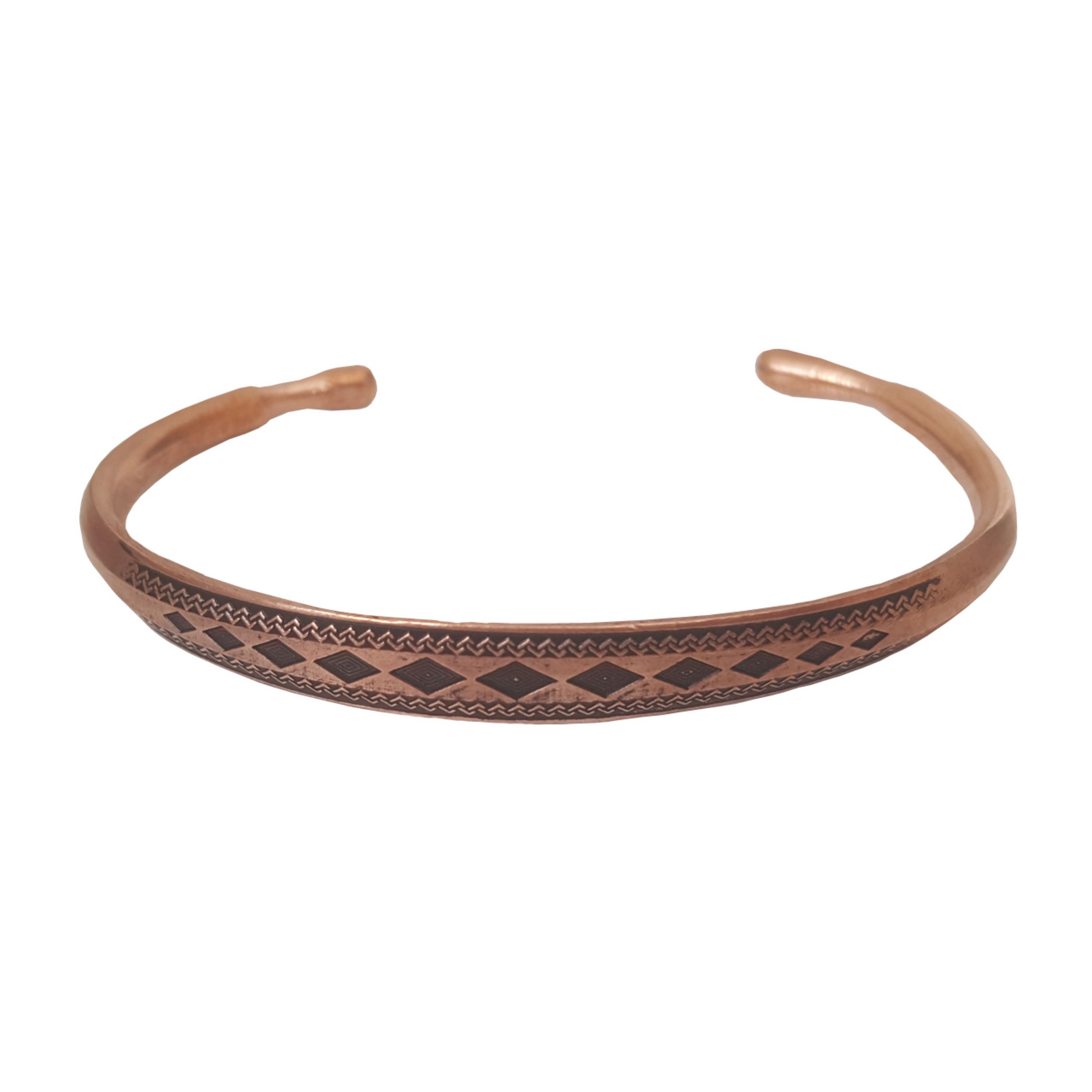 دستبند مفتولی لوزی کد JW84