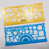 خطکش ژله ای شابلون دار دوتایی پالمو