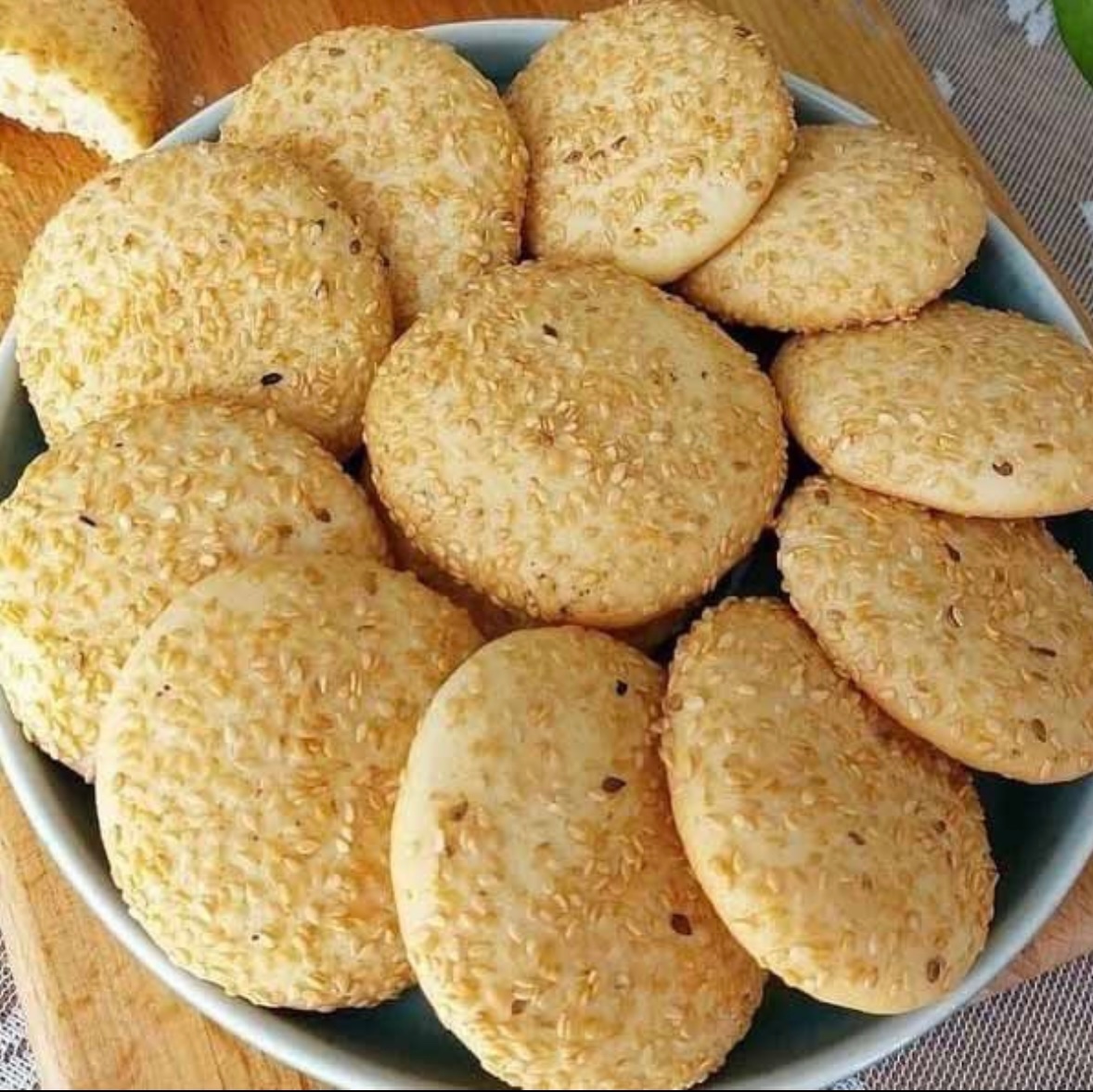 کوکی کنجدی خانگی(500 گرم)