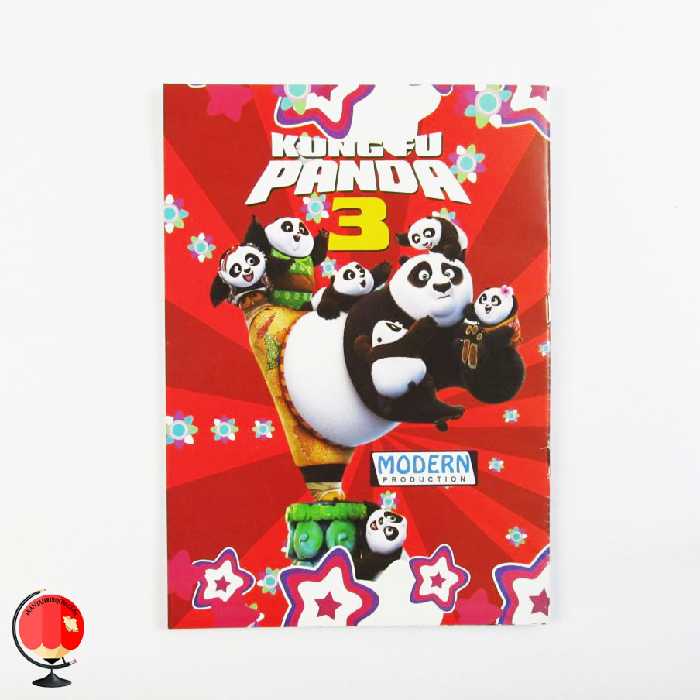 دفتر رسم شطرنجی 0.5 سانت طرح پاندای کونگ فو کار