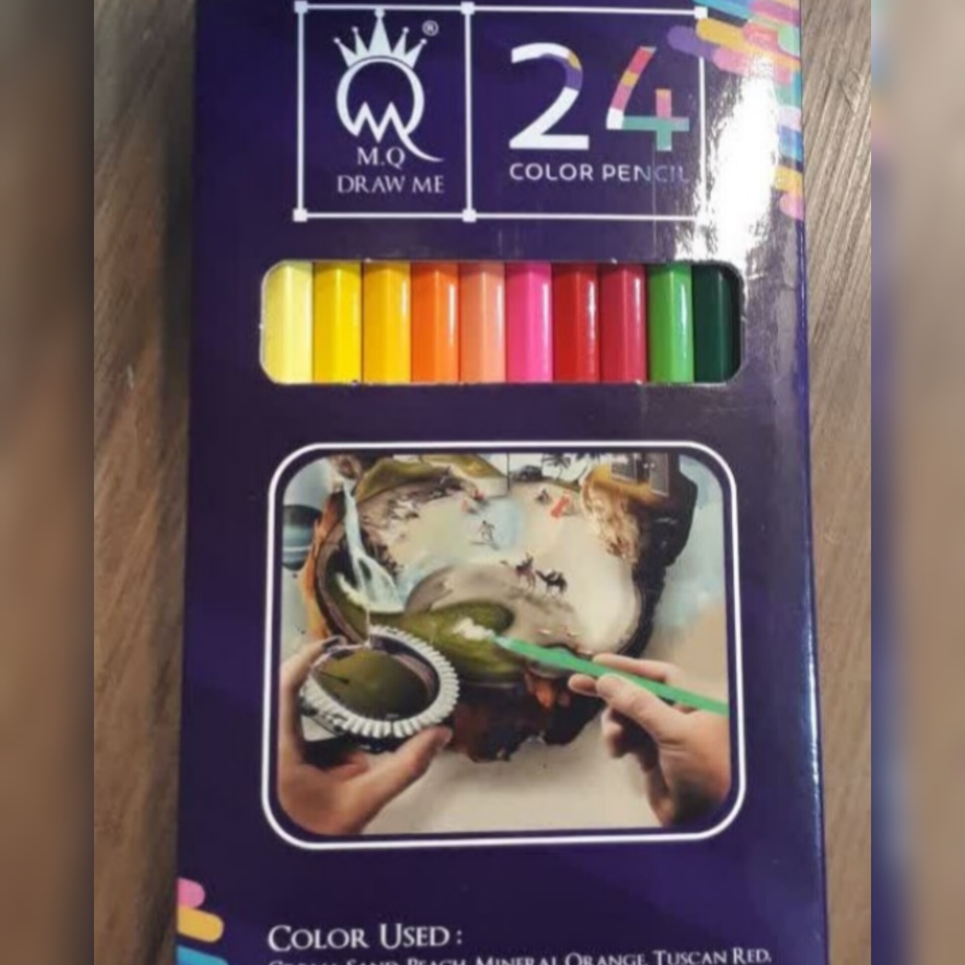 مداد رنگی 24ام کیو