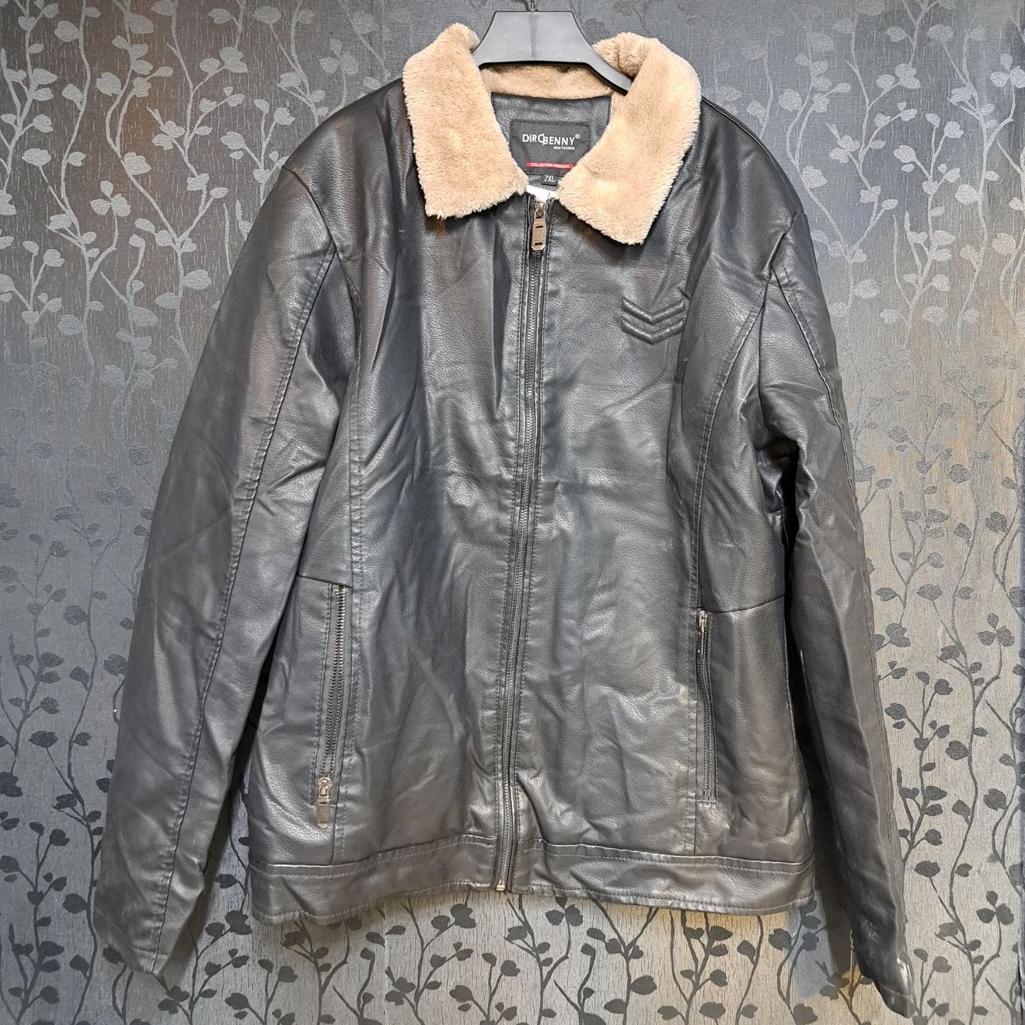 کت چرم داخل خز مردانه