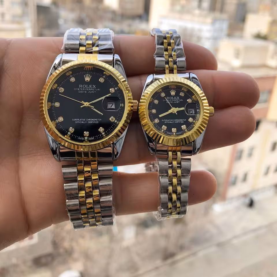 رولکس ست زنانه و مردانه در دورنگ