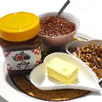 مربا انجیر نیم کیلویی - تهیه شده از میوه ارگانیک و بدون مواد نگه دارنده