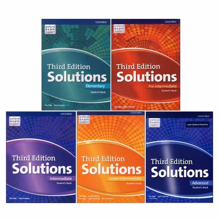 کتاب Solutions Third Edition اثر Tim Falla And Paul A Davies انتشارات هدف نوین 5 جلدی