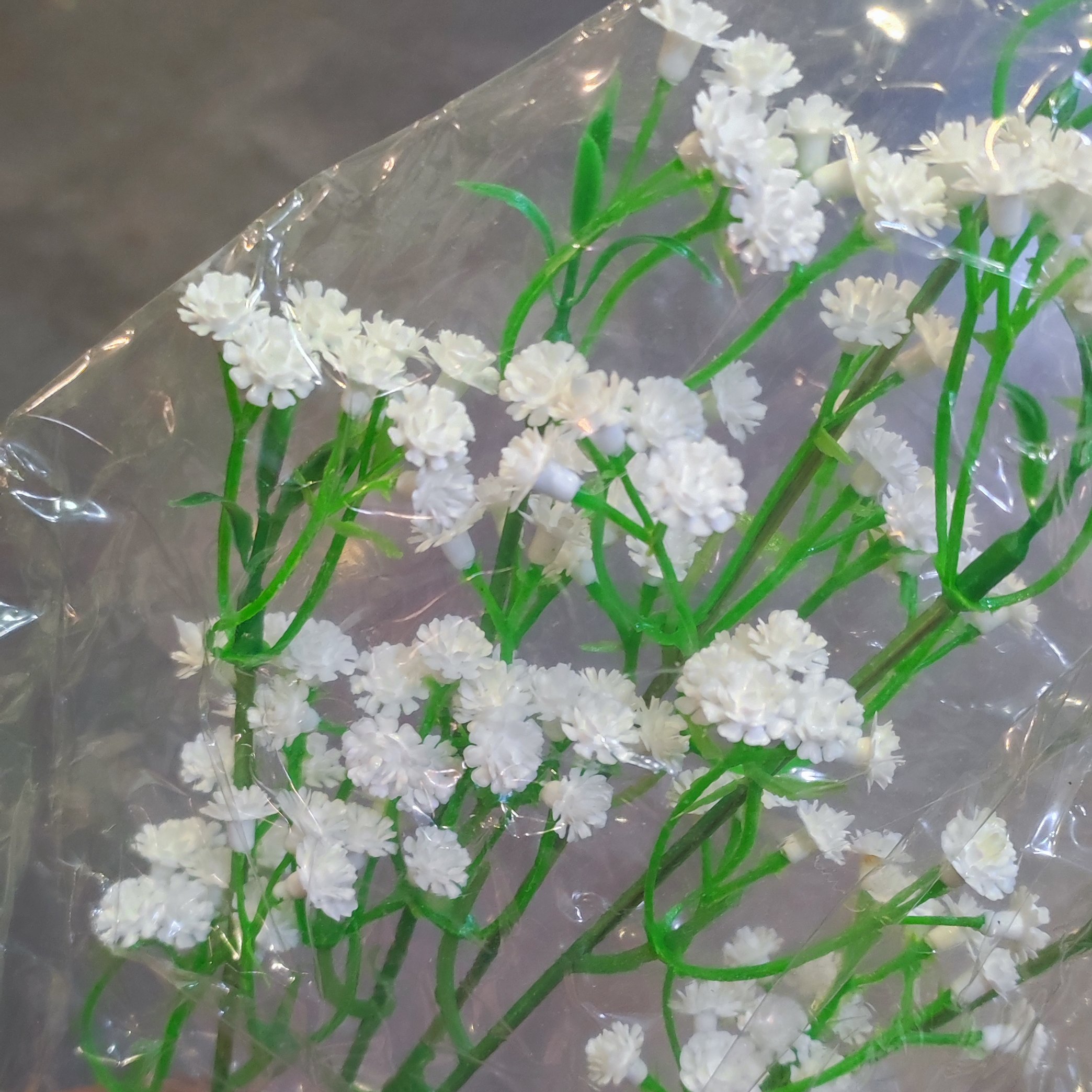 گل عروس مصنوعی درجه یک پر گل قد بلند