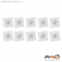 زنگ توکار ثابت الکتریک مدل پاور بسته 10 عددی