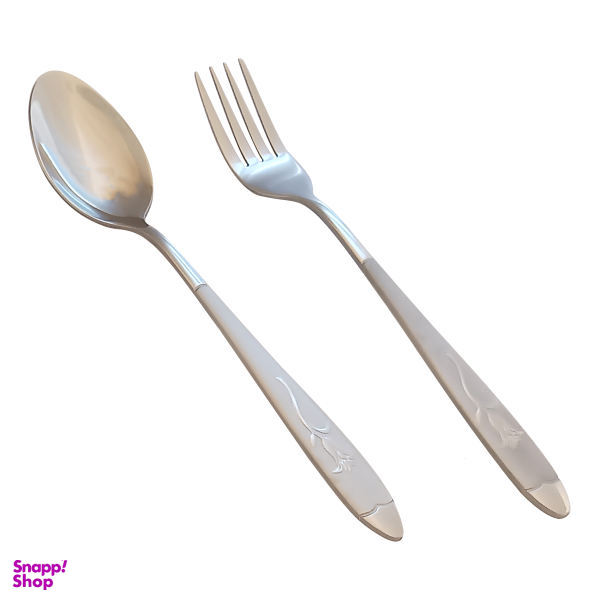 سرویس قاشق چنگال 12 پارچه نیوهوم طرح میخک