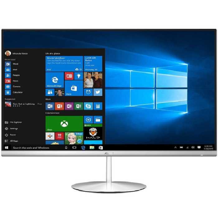 کامپیوتر All In One ایسوس 24 اینچی مدل ZN242IF پردازنده Core i7 رم 32GB حافظه 1TB 512GB SSD گرافیک 4GB لمسی