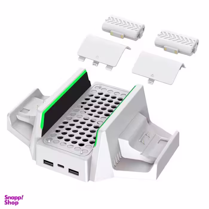 پایه شارژر دسته بازی دابی (Dobe) مدل Tyx-0663 مناسب برای Xbox Sereis S به همراه باطری