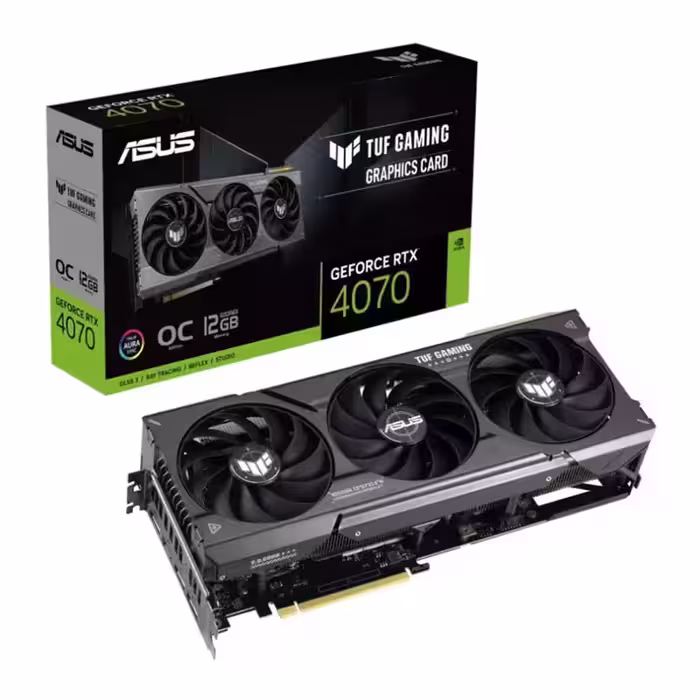 کارت گرافیک ایسوس TUF Gaming GeForce RTX 4070 12GB GDDR6X OC Edition