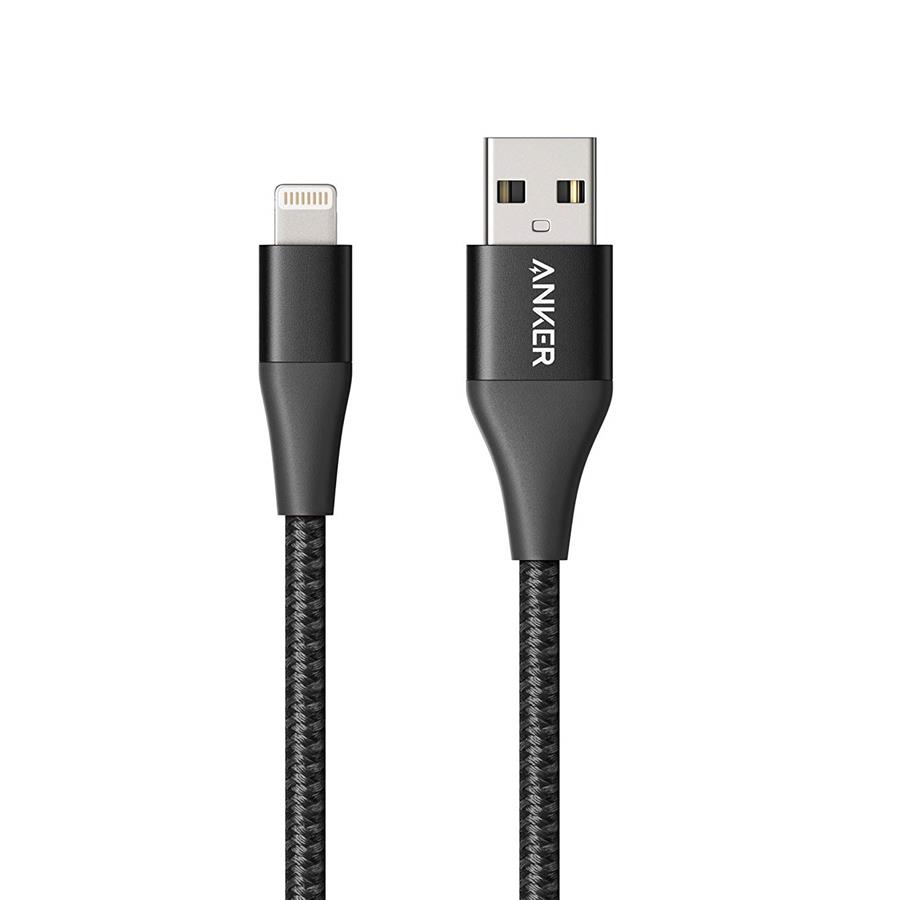 کابل تبدیل USB به لایتنینگ انکر مدل A8452 PowerLine Plus II طول 90 سانتی متر