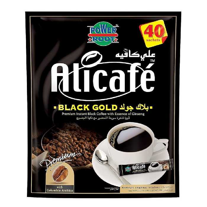 قهوه علی کافه مدل بلک گلد 40 عددی 100 گرمی اورجیتال 