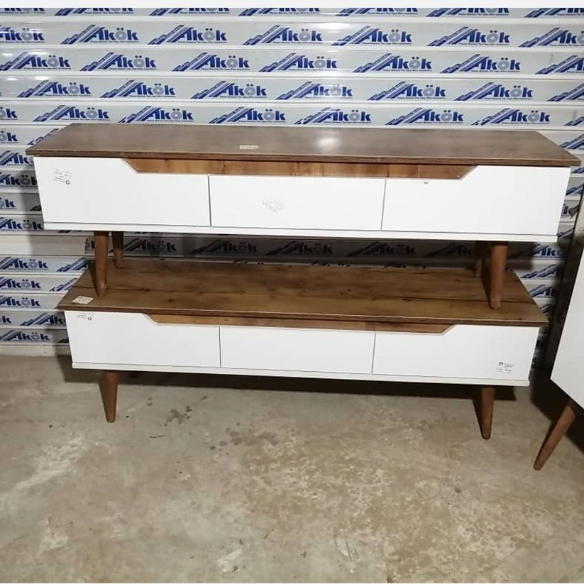 میز تلوزیون پایه مخروطی در رنگ دلخواه با بهترین کیفیت ارسال رایگان به مسیر های یکطرفه