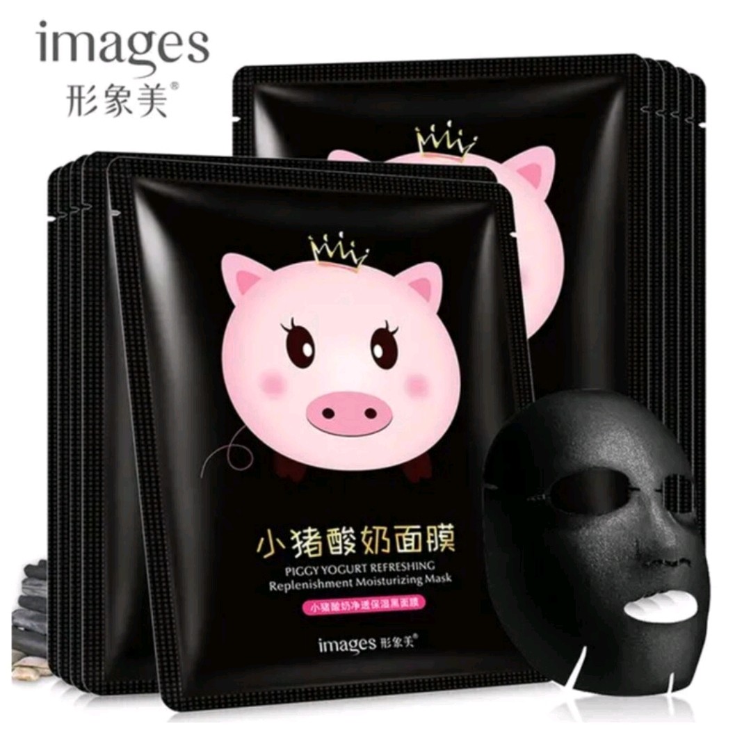 ماسک ورقه ای صورت زغال بچه خوک کربن ایمیجز