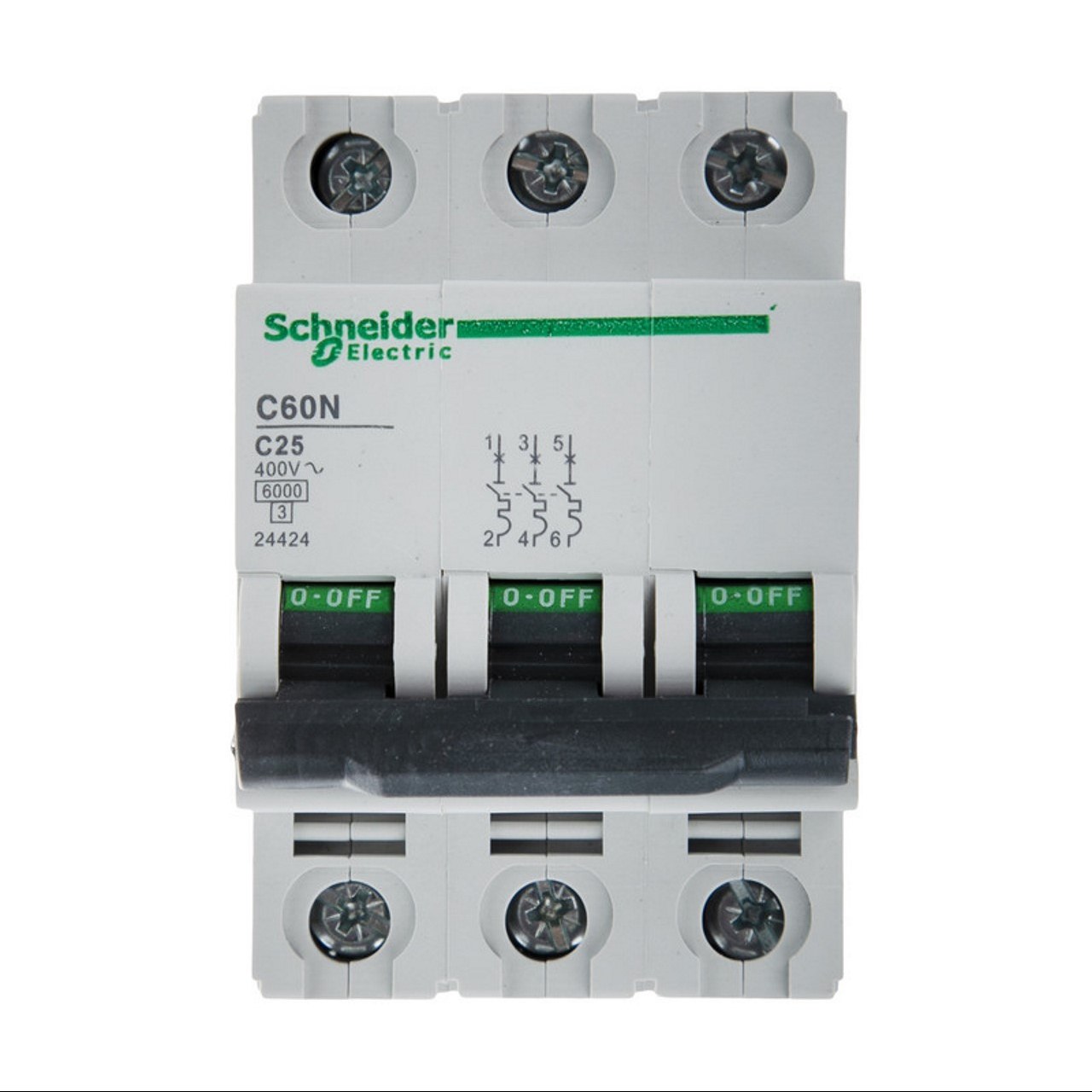 فیوز مینیاتوری سه فاز 25 آمپر  مدل C25