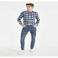 شلوار آبی مردانه 041 دنی Slim Fit کمر کم جین Colin’s