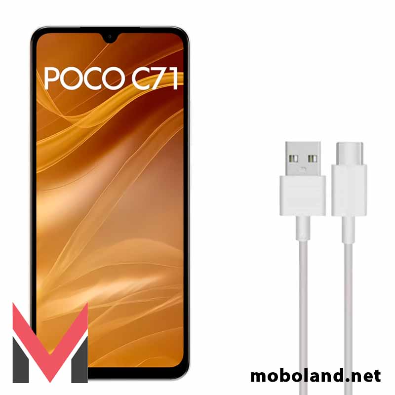 قیمت کابل اصلی شیائومی پوکو Poco C71 - موبولند
