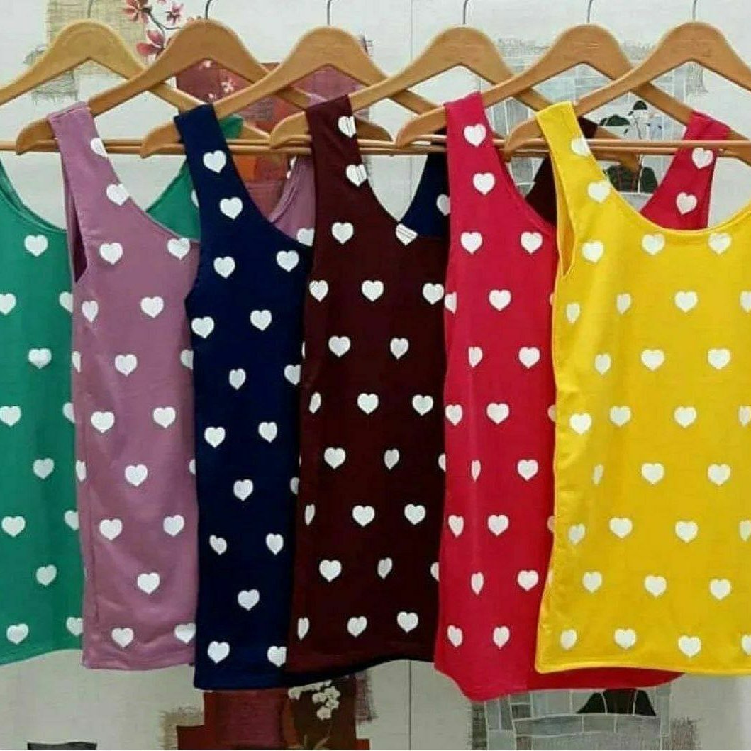 تاپ زنانه ودخترانه  قلبی پارچه ویسکوز ...از 36 تا 42 ارسال رایگان