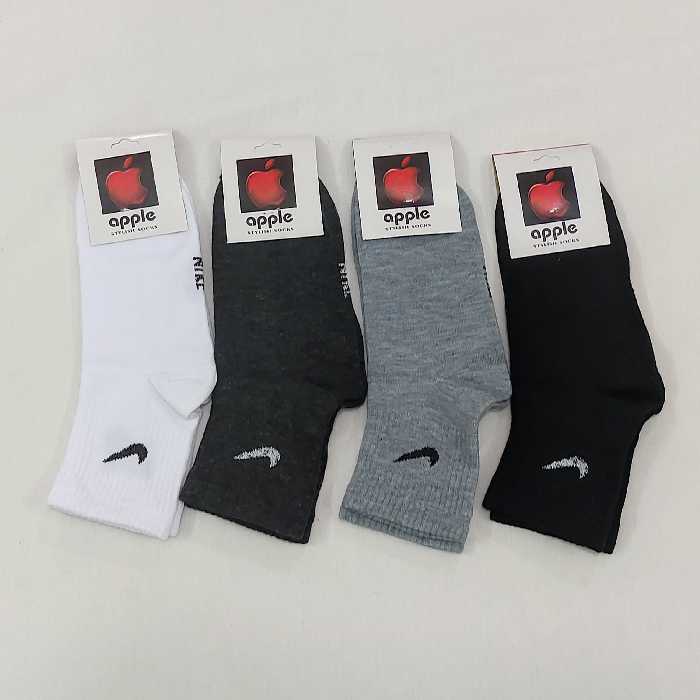 4جفت جوراب نخی فری سایز(اسپرت کیفیت عالی) در رنگ بندی متنوع 