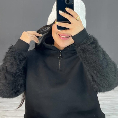 بلوز دورس آستین خز