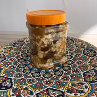 ترشی کلم بادمجان 100درصد خانگی با سبزیجات معطر و سرکه سیب