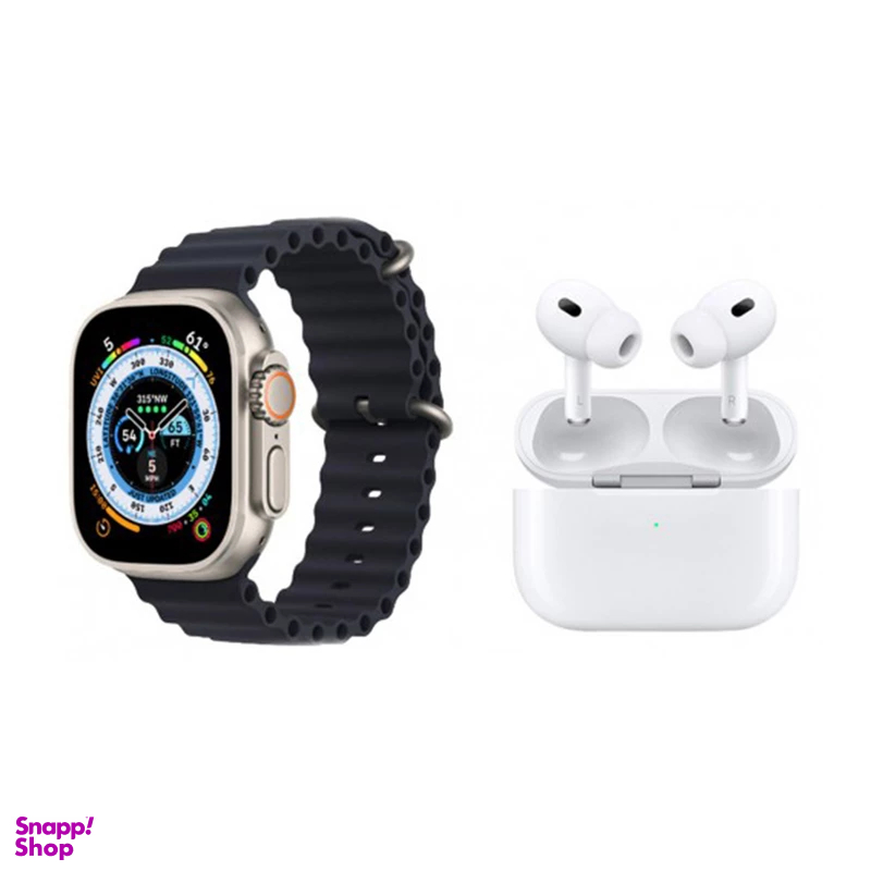 ساعت هوشمند ET22 ULTRA MAX به همراه ایرفون بلوتوثی طرح AirPod