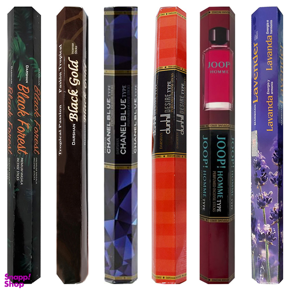 عود دارشان مدل ترکیبی کد Mix660 مجموعه 6 عددی