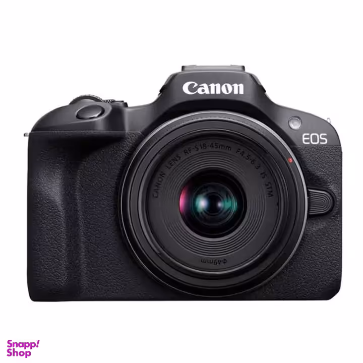 دوربین بدون آینه کانن مدل Canon EOS R100 18-45mm and 55-210mm Lenses Kit