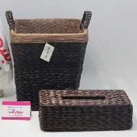 سطل و دستمال حصیری