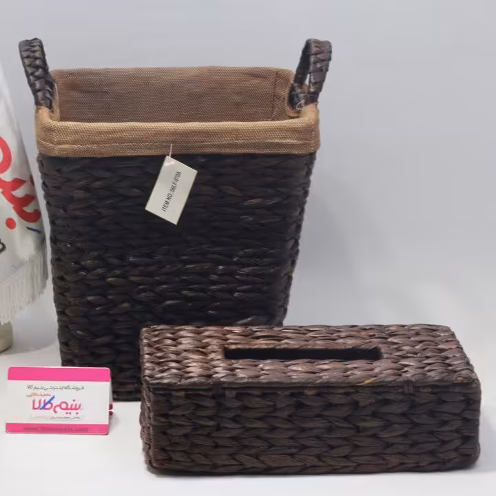 سطل و دستمال حصیری