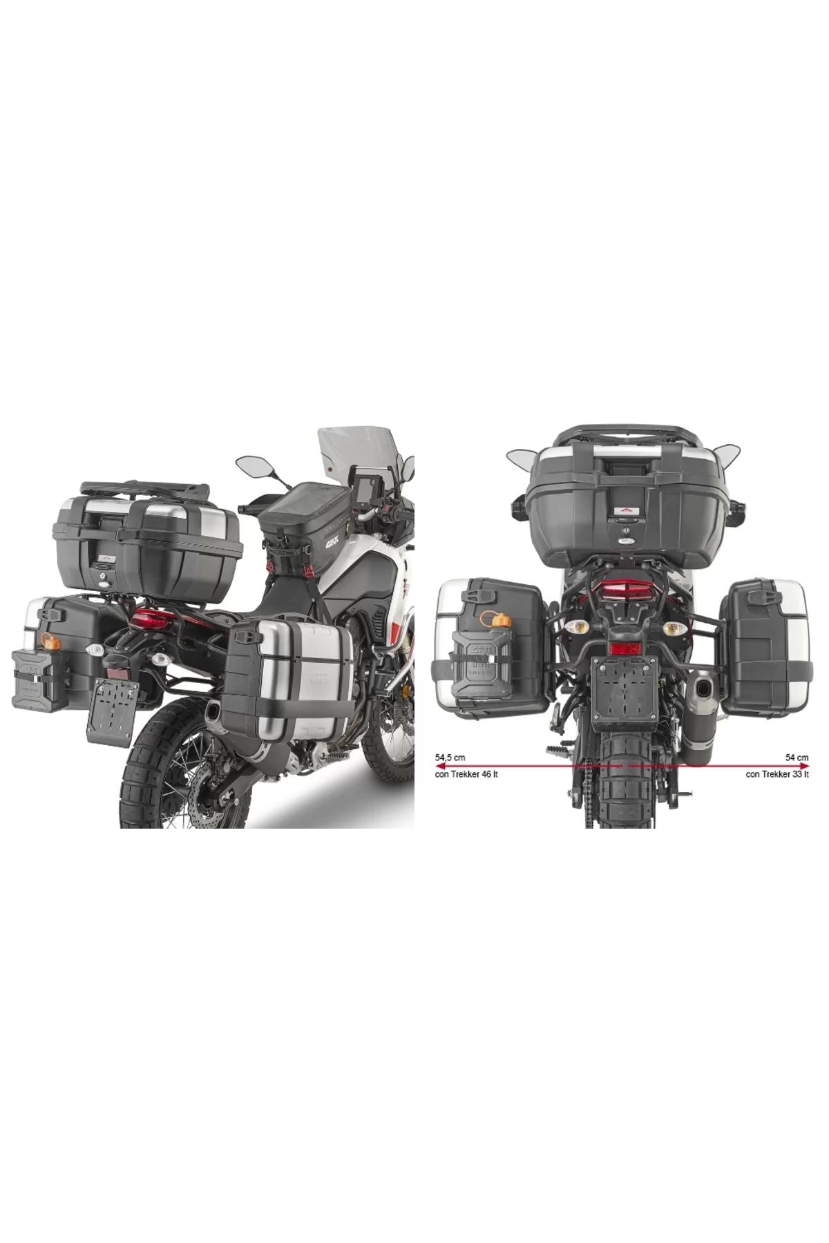 کیف موتورسیکلت PLO2145MK YAMAHA ENDERER 700 19 20 جانبی CARRIOR Givi