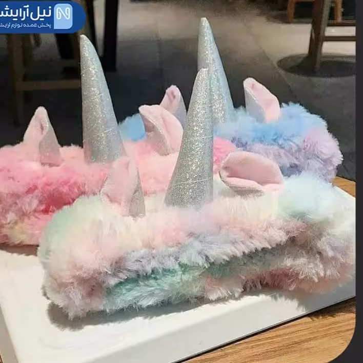 هدبند آرایشی یونیکورن تک شاخ

