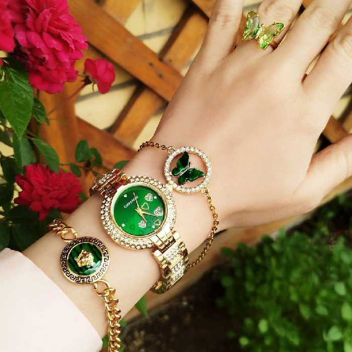 ست خاص ساعت دستبند انگشتر