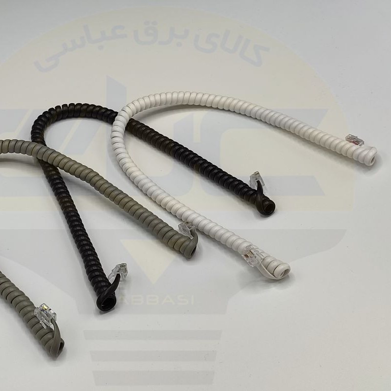 سیم فنری تلفن 3 متری