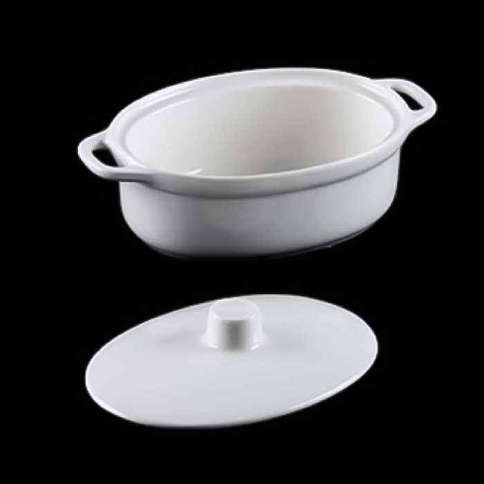 کاسه بیضی درب دار سرامیک آجار ترکیه ACAR