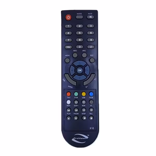 کنترل گیرنده دیجیتال پروویژن مدل X5 | ریموت کنترل اصلی با کیفیت ساخت بالا