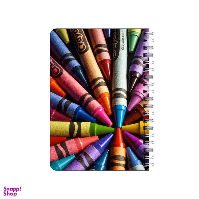 دفترچه یادداشت بامبیلیپ مدل چوبی طرح پترن مداد شمعی ها کد 6277875