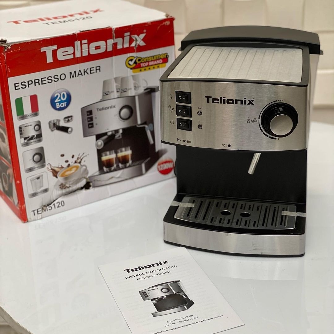 اسپرسو ساز قهوه ساز 20 بار تلیونیکس ایتالیا ارسال رایگان