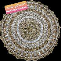 فرشینه مکرومه بافی طرح شکوه خلقت 