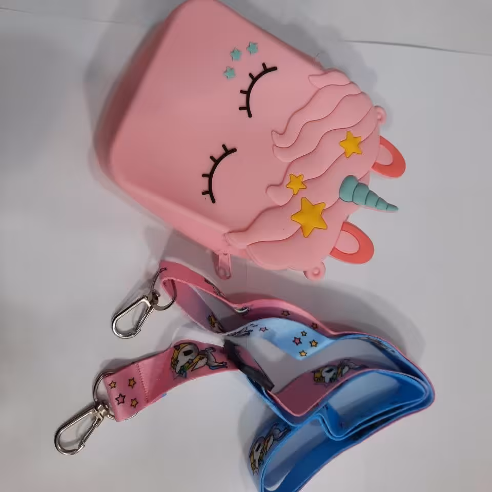 کیف فانتزی سیلیکونی طرح یونیکورن فیجتی دخترانه