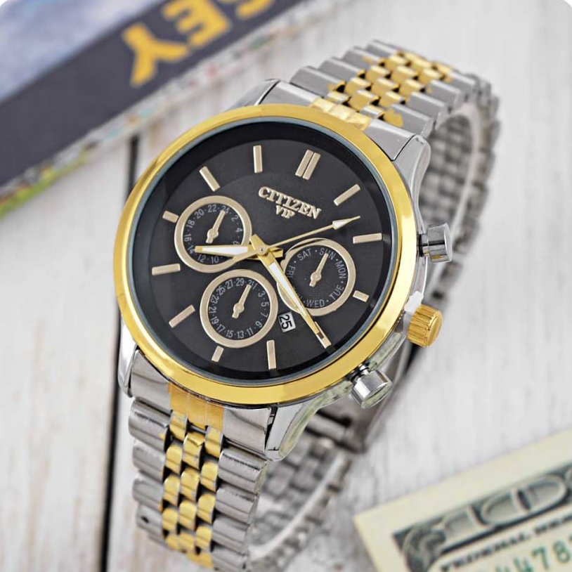 ساعت مچی زنانه سیتیزن CITIZEN طرح VIP مدل 1335 دارای جعبه و باطری اضافه