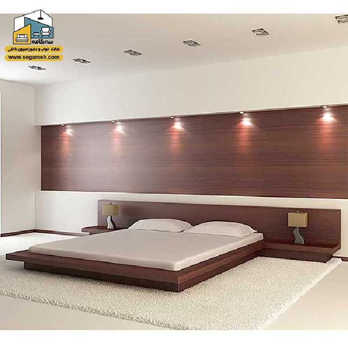تخت خواب دونفره کد BDP24 - فروشگاه سه گامه