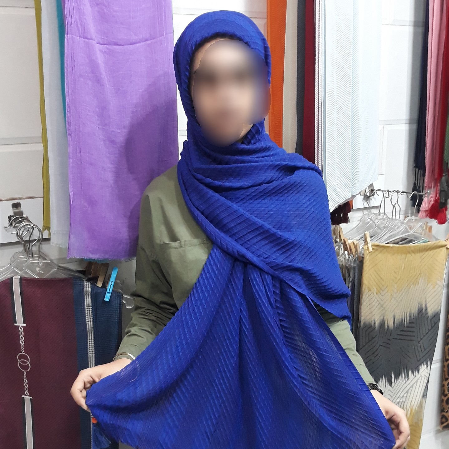 شال نخی ساده