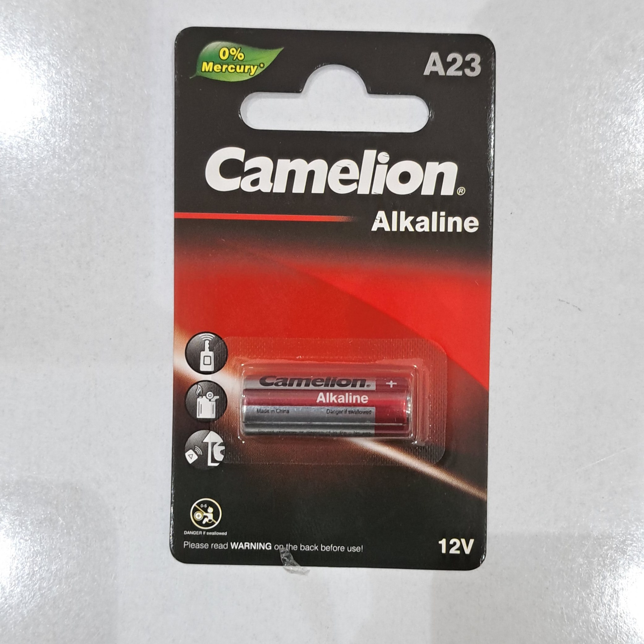 باتری A23 کملیون الکالاین کارتی مخصوص ریموت کنترل 