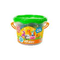 خمیر  بازی 12 رنگ سطلی پالمو